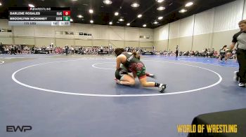 175 lbs Rr Rnd 2 - Darlene Rosales, Black Widows 7-12 vs BROOKLYNN MCKINNEY, SOTM Lady Outlaw Little