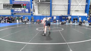 184 lbs Cons. Round 3 - Kaleb Rhoton, Bridgewater State vs Nuallan King, Utica