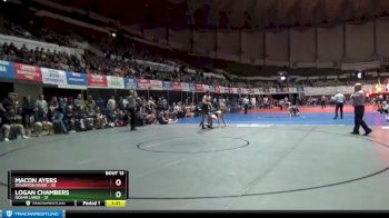 165 lbs Semifinals (16 Team) - Macon Ayers, Staunton River vs Logan Chambers, Ocean Lakes