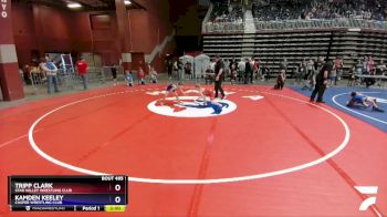 56 lbs 1st Place Match - Tripp Clark, Star Valley Wrestling Club vs Kamden Keeley, Casper Wrestling Club