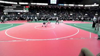 90 lbs Cons. Round 7 - Cole Palma, NBHA vs Joey Rowlands, EAG2