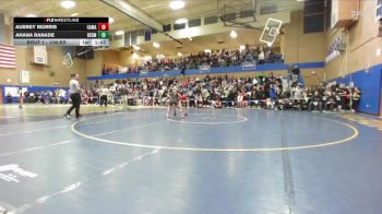 100lbs Champ. Round 1 - Ahana Ranade, Redmond (Girls) vs Aubrey Morris, Camas (Girls)