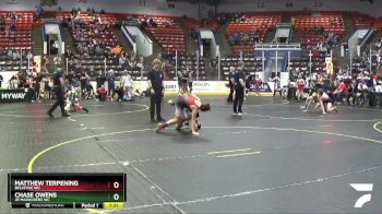 100 lbs Cons. Round 4 - Chase Owens, Jr Marauders WC vs Matthew Terpening, Bellevue WC