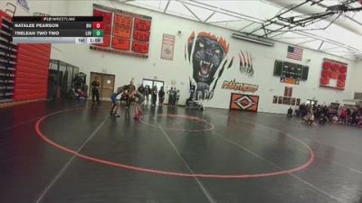 115 lbs Quarterfinal - Treleah Two Two, Lovell Middle School vs Natalee Pearson, Riverton Middle School