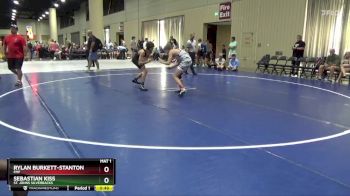 126 lbs Cons. Round 4 - Sebastian Kiss, St. Johns Silverbacks vs Rylan Burkett-Stanton, FMF