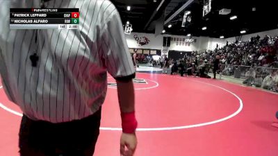 113 lbs Champ. Round 2 - Patrick Leffard, Chaparral vs Nicholas Alfaro, Rowland