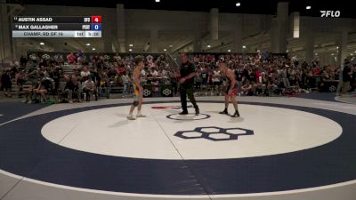 57 kg Champ. Rd Of 16 - Austin Assad, Seasons Freestyle Club vs Max Gallagher, Pennsylvania RTC