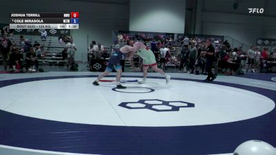 125 kg Cons. Rd Of 16 - Joshua Terrill, Michigan Wrestling Club vs Cole Mirasola, NLWC/TMWC
