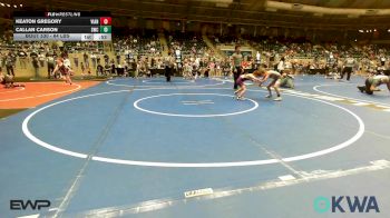 64 lbs Consi Of 8 #2 - Keaton Gregory, Vian Wrestling Club vs Callan Carson, Salina Wrestling Club