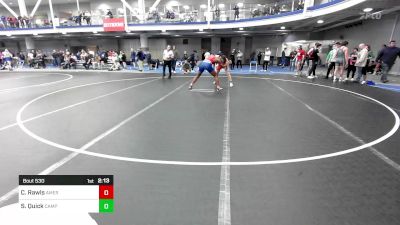 184 lbs Round Of 16 - Carsten Rawls, American University vs Shane Quick, Campbell University