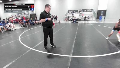 100 lbs Bryden Bisbee, Ohio Gray vs Tristan Mendenhall, Idaho