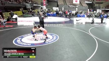 84 lbs Cons. Round 4 - Michaelangelo Reyes, California vs Dylan Foster, Tracy Wrestling Club