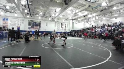 125 lbs Quarterfinal - Sofia Fernandez, Camarillo vs Jazlene Hernandez, Tahquitz