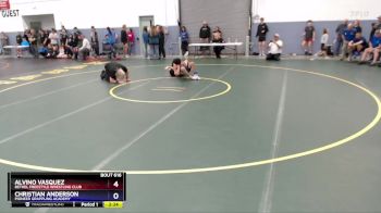 132 lbs Cons. Semi - Christian Anderson, Pioneer Grappling Academy vs Alvino Vasquez, Bethel Freestyle Wrestling Club