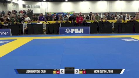 Micah Dustin L. Todd vs Leonardo Vidal Calid 2025 World IBJJF Jiu-Jitsu No-Gi Championship