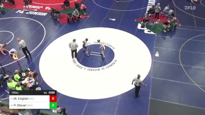 110 lbs Consi Of 32 #2 - Will English, Diocese Of Erie vs Patrick Steuer, Governor Mifflin