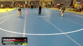 140 lbs Champ. Round 1 - Leeland Getchell, Maple River/USC vs Markus Pozega, Detroit Lakes