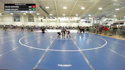 60 lbs Consi Of 8 #1 - Julian Martinez, Derry vs Casen Collupy, Falcons/Taunton