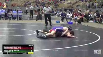 152 lbs Semis (4 Team) - Matt Oberlander, Father Ryan vs Claiborne Tompkins, Montgomery Bell Academy