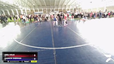 145 lbs Cons. Semi - Areli Solis, CA vs Madison Sherman, UT