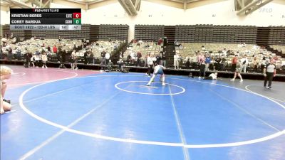 122-H lbs Consi Of 16 #1 - Kristian Beres, Estebuilt WC vs Corey Bardua, Sachem North