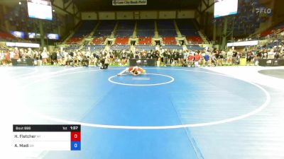 122 lbs Cons 32 #2 - Hayli Fletcher, Wisconsin vs Anna Madi, Ohio