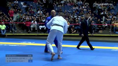 ROBERTO DE ABREU FILHO vs NICHOLAS DE BARCELLOS MEREGALI 2021 World Jiu-Jitsu IBJJF Championship