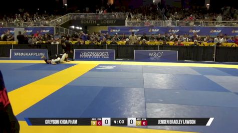 Greyson Khoa Pham vs Jensen Bradley Lawson 2026 Pan Kids Jiu-Jitsu IBJJF Championship