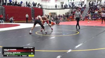 165 lbs Champ. Round 1 - Nolan Eggers, Clinton vs Marshall Sheldon, Iowa City, City High