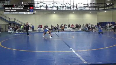 138 lbs Cons. Round 2 - Riley Weiler, Iowa Lakes CC vs Noellys Carrasquillo, Indian Hills