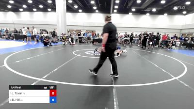 113 lbs 1/4 Final - Jovanni Tovar, Florida vs David Hill, Alabama