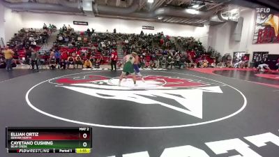 215 lbs Quarterfinal - Cayetano Cushing, Bear Creek vs Elijah Ortiz, Denver North