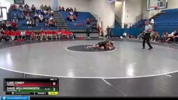 157 lbs Round 1 (4 Team) - David Hollingsworth, Wartburg vs Luke Condy, Central