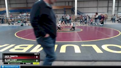 70 lbs Quarterfinal - Blake Casey, Legacy Wrestling Academy vs Jack Tibbitts, Kuna Klub