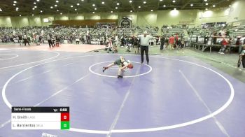 66 lbs Semifinal - Harmony Jane Smith, Lassen Wrestling Association vs Leilani Barrientos, Orland WC