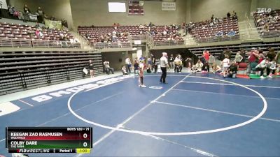 71 lbs Cons. Round 3 - Keegan Zao Rasmusen, Wolfpack vs Colby Dare, The Farm