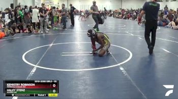92 lbs Quarterfinal - Haley Stenz, Alpena WC vs Kemistry Robinson, Ferndale Eagles WC