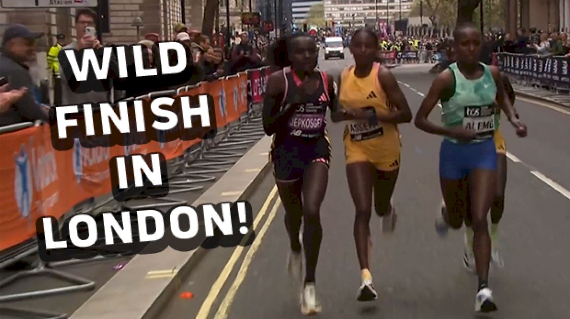 WATCH: Crazy Finish To Women's Race At TCS London Marathon