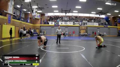 285 lbs Champ. Round 1 - Cameron Christensen, Skyline vs Dominic Sierra, Cyprus