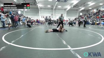60 lbs Quarterfinal - Whitten Rowell, Elgin Wrestling vs Winston Graham, Team Worx Wrestling Club