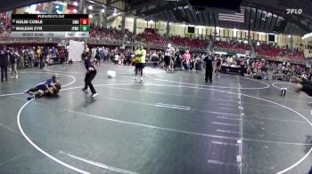 150 lbs Cons. Round 4 - Kolbi Coble, CWO vs Maleah Cyr, Junior Titans Wrestling Club