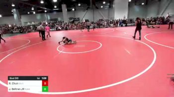 65 lbs Quarterfinal - Reign Chun, Golden Back vs Jarron Beltran JR, Sunnyside WC