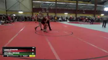 175 lbs Champ. Round 2 - Mitchell Broskie, Dublin Coffman vs Louis Schaefer, Wadsworth