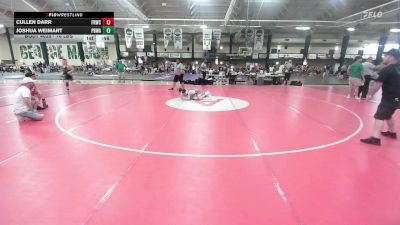 78 lbs Quarterfinal - Cullen Darr, Front Royal Wrestling Club vs Joshua Weimart, Pit Bull Wrestling Academy