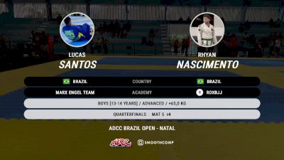 Lucas Santos vs Rhyan Nascimento 2025 ADCC Natal Open