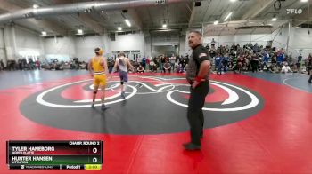 120 lbs Champ. Round 2 - Hunter Hansen, Littleton vs Tyler Haneborg, North Platte