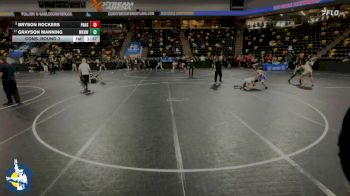 132 lbs Cons. Round 3 - Grayson Manning, Waukee Northwest vs Bryson Rockers, Paola HS