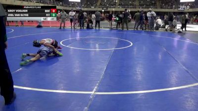56 lbs Semifinal - Kroy Voelker, Montague vs Joel Van Slyke, Pittsburgh