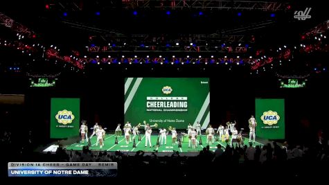 University of Notre Dame [2026 Division IA Cheer - Game Day Semis] 2026 UCA & UDA College Cheerleading and Dance Team National Championship