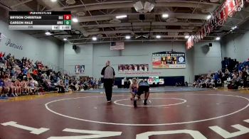 165 lbs 2nd Wrestleback (8 Team) - Luke Hale, North Pontotoc High School vs Zeke Myhand, Saltillo High School